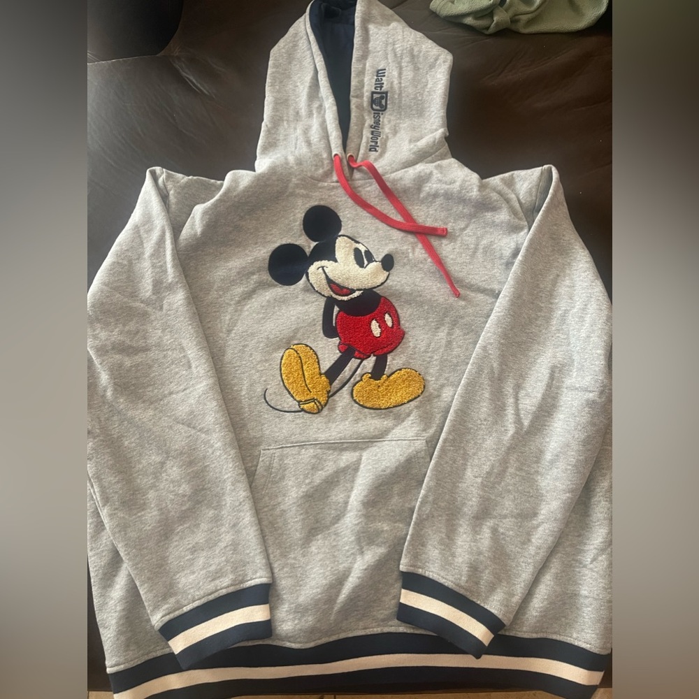 Walt Disney World gray Mickey hoodie sweatshirt